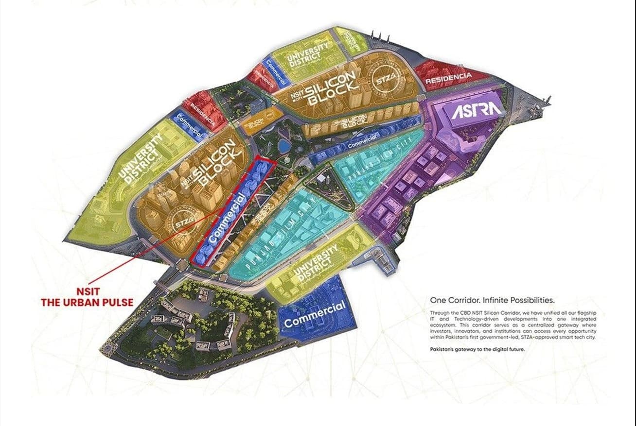CBD NSIT Silicon Corridor — NSIT Pulse commercial strip