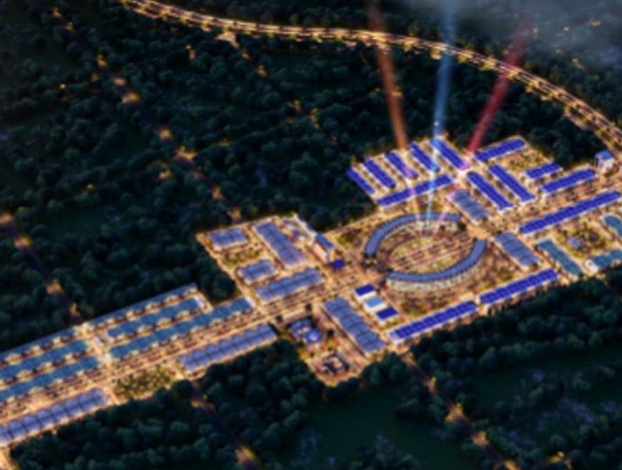 Chahar Bagh Enclave — residential district render